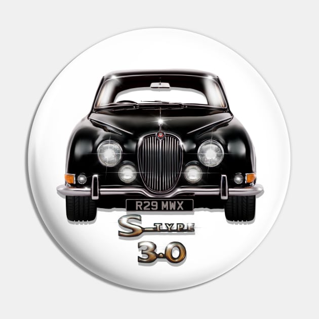 Stunning S Type 3Litre Jag Car Pin by MotorManiac