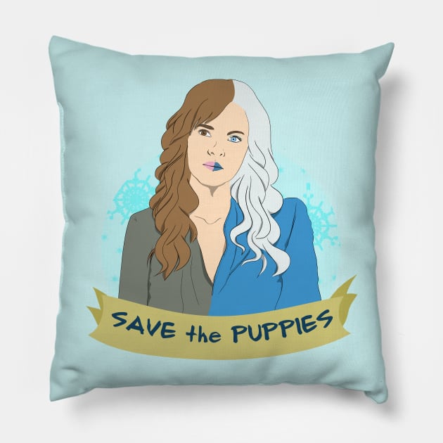 Save the puppies Pillow by ManuLuce