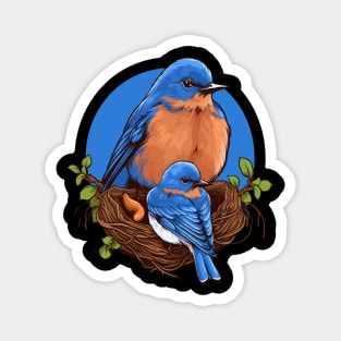 Eastern Bluebird Fathers Day Magnet