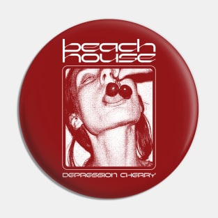 Beach House - Dep Cherry Fanmade Pin