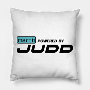 March Powered By Judd Vintage Art Pillow