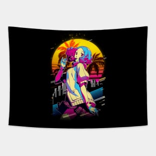 Ryuji's Thunderous Spirit Personas 5 Tees for Lightning Enthusiasts Tapestry