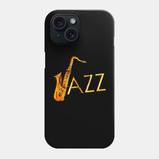 Golden Saxophone Jazz Phone Case