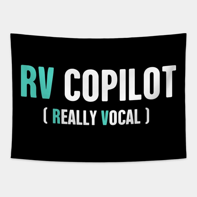 Funny RV Camper Design Tapestry by MeatMan