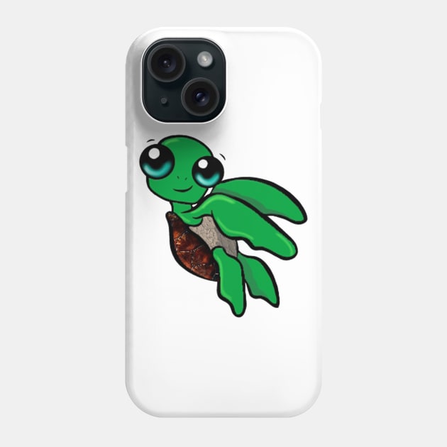 Funky Turtle Phone Case by Nene_Bee