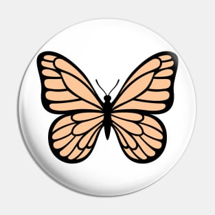 brown butterfly Pin