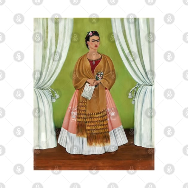 Self Portrait Dedicated to Leon Trotsky (Between the Curtains) - Frida Kahlo by FridaBubble