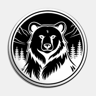 Good Ol Bear Patch with White Outline - If you used to be a Bear, a Good Old Bear too, you'll find the bestseller critter patch design perfect. Pin