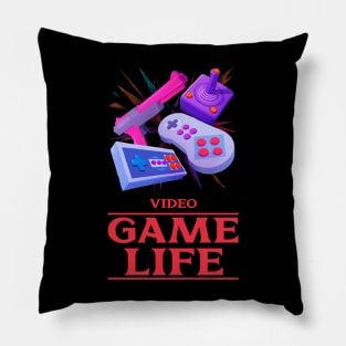 Video game life Pillow