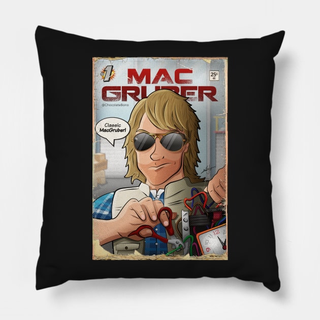 MacGruber comic Pillow by ChocolateBono
