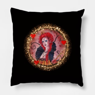 Queen of hearts designed by Renee Lavoie Pillow