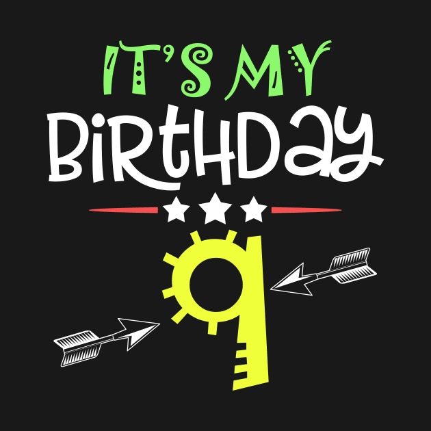 9 years SHIRT it is my 9th birthday boy & Girl Gift Bday by ELFEINHALB