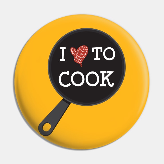 I Love Cooking Pin by ZigZazzle