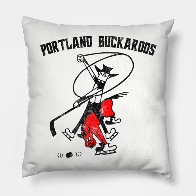 Portland Buckaroos Pillow by CultOfRomance