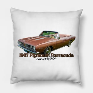 1967 Plymouth Barracuda Convertible Pillow