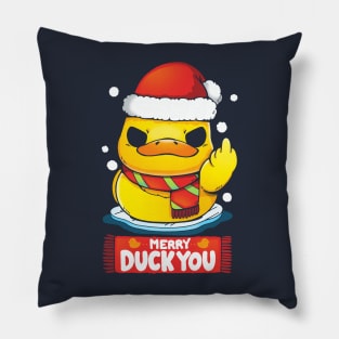 Merry Duck You Pillow