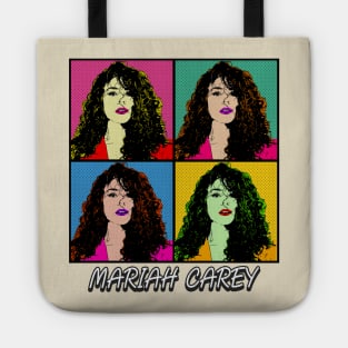 Mariah Carey 80s Pop Art Style Tote