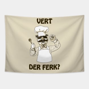 Vert Der Ferk Swedish Chef Tapestry