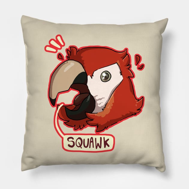 Squark Pillow by goccart