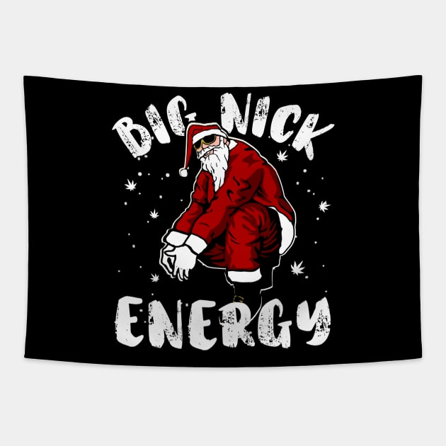 Big Nick Energy Cool Santa Claus Tapestry by drreamweaverx