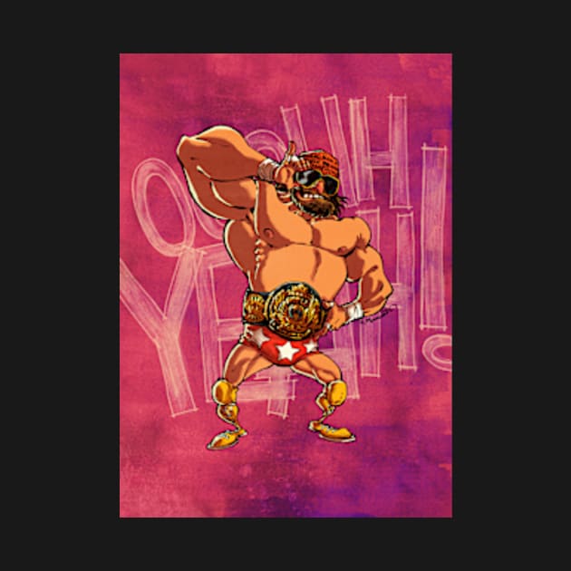 Macho Man Savage Style by Geometc Style