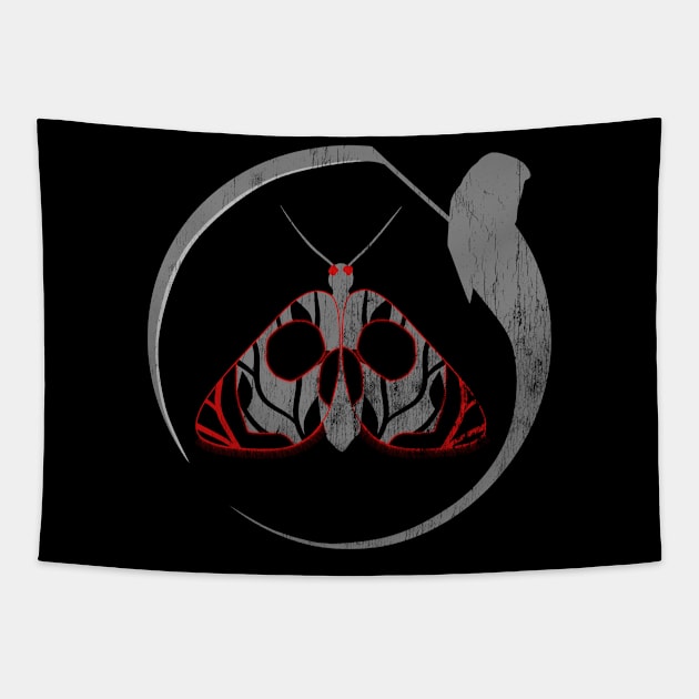 Mothman Reaper Tapestry by Oddity Portal