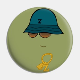 TD Ezekiel - Rapper Pin