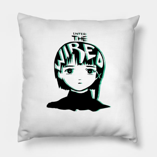 Serial Experiments Lain - Enter the Wired Pillow by usernamae