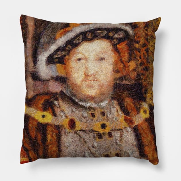 King of England Pillow by Ryan Rad