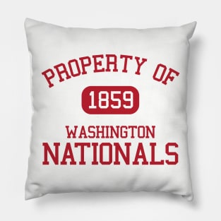 Property of Washington Nationals 1859 Pillow