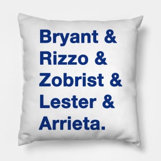 2016 Chicago Cubs Pillow