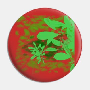 Green leaf Pin