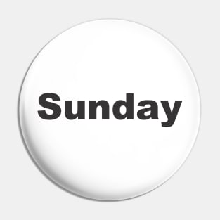 Sunday Pin