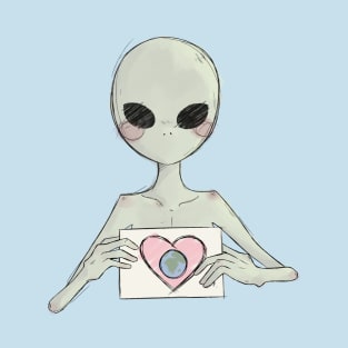 Alien <3 Earth T-Shirt