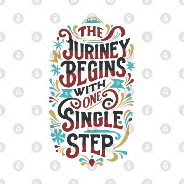 New Beginnings: "The Journey Begins with One Single Step" Artwork by WEARWORLD