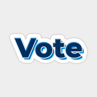 Vote Typography Magnet