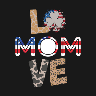 American Mom Love T-Shirt