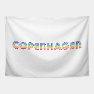 Copenhagen Pride Rainbow Font Tapestry