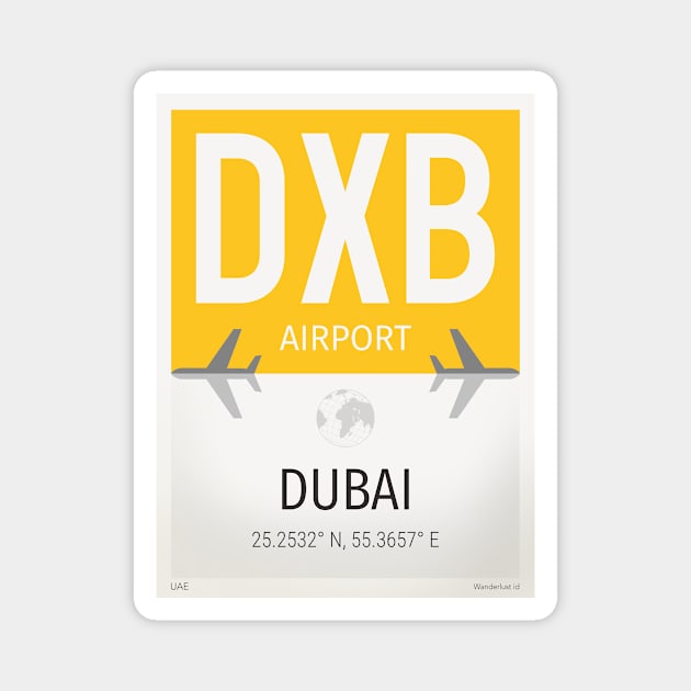 Dubai DXB Magnet by Woohoo