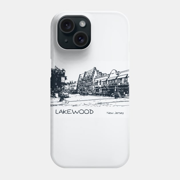 Lakewood New Jersey Phone Case by Lakeric