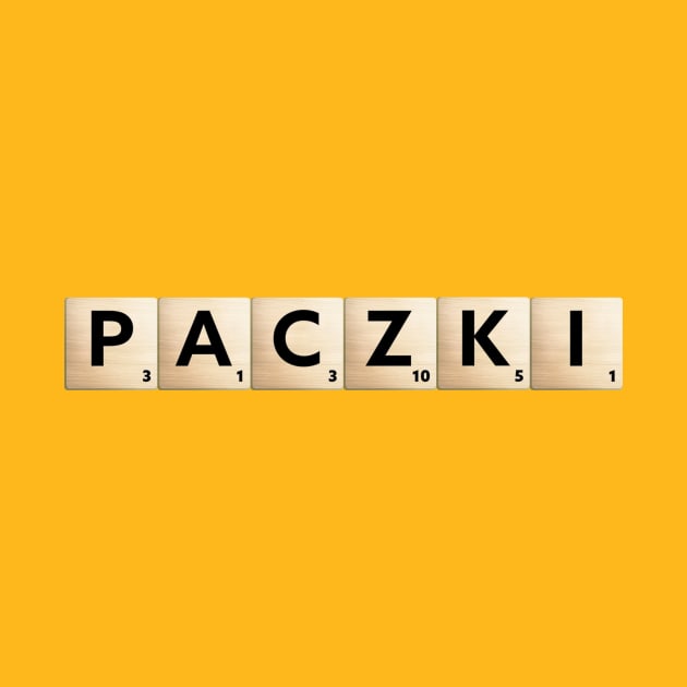 PACZKI Scrabble by Scrabble Shirt Bizarre