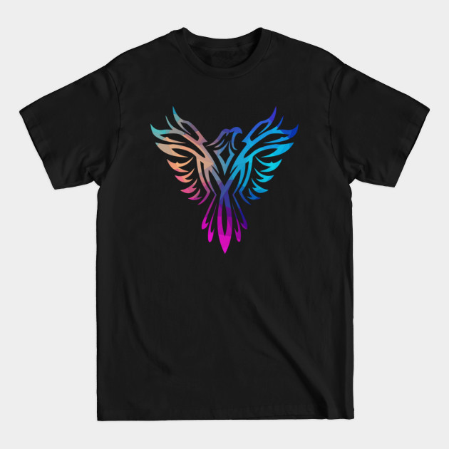 Discover Stylish Colorful Polygon Pastels Phoenix Mythical Rising Born Again - Phoenix - T-Shirt