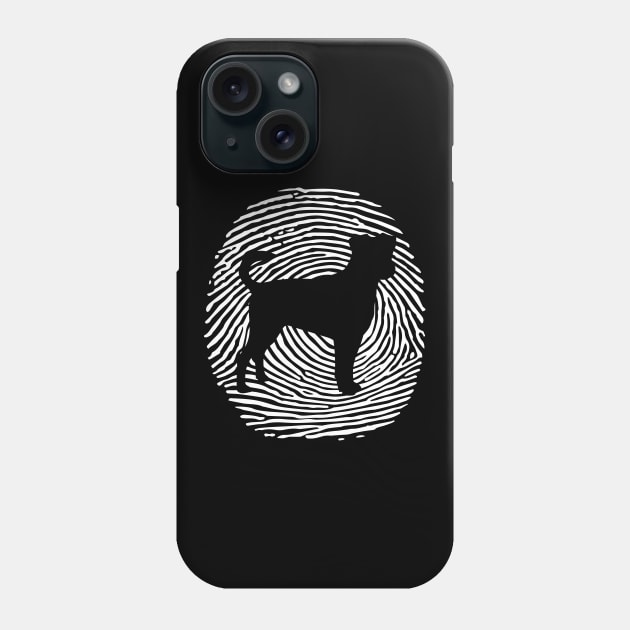 DNA Fingerprint I Danish Swedish Farmdog Phone Case by Shirtjaeger