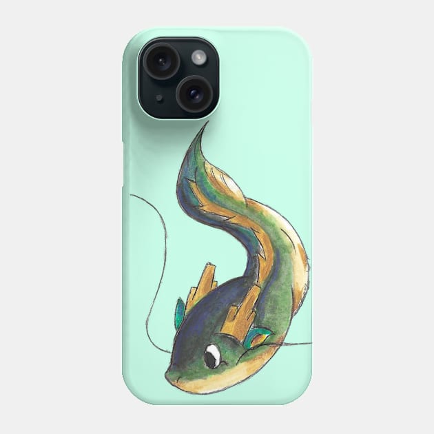 Tiny Little Eastern Dragon Phone Case by KristenOKeefeArt