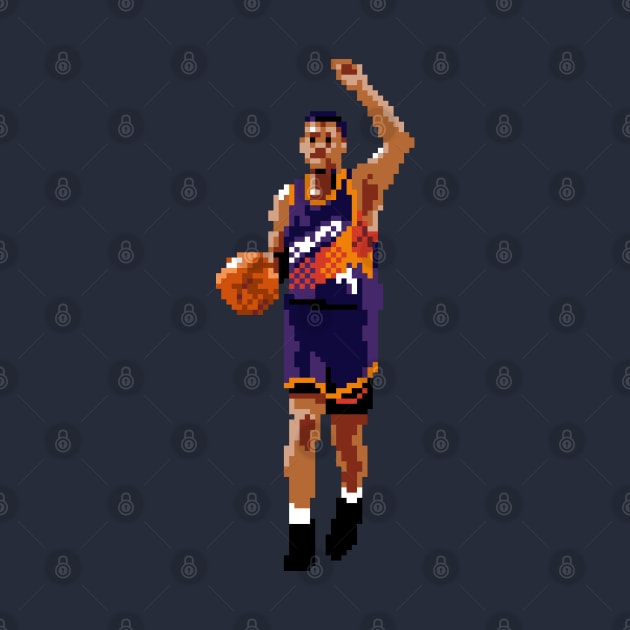 Kevin Johnson Pixel Dribble by qiangdade