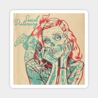 Social distancing Magnet