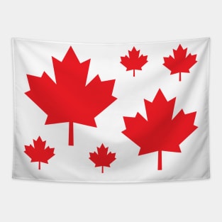 Canada Maple Leaf Flag Emblem Tapestry