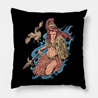 Goddess of Greek mythology - Minerva Athena Pillow