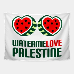 Watermelove for Free Palestine Tapestry