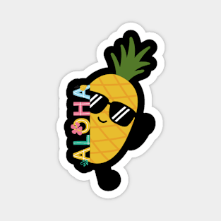 Aloha Pineapple Magnet